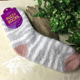 Zebra Stripe Cozy Socks