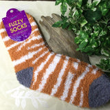 Zebra Stripe Cozy Socks