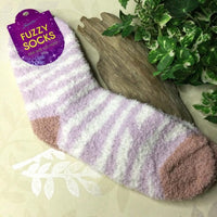 Zebra Stripe Cozy Socks