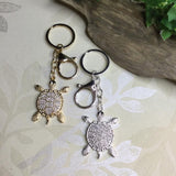 Crystal Turtle Keychain