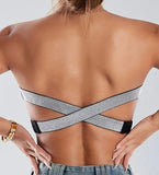 Midnight Crystal Strapless Bra