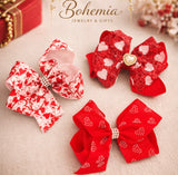 Valentines Day Hair Bows