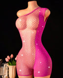 Electric Fuchsia Romper