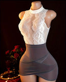 Ivory Temptation White Lace Set