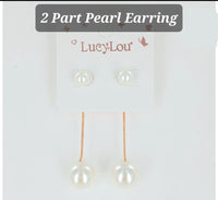 Pearl Drop Earrings 0115